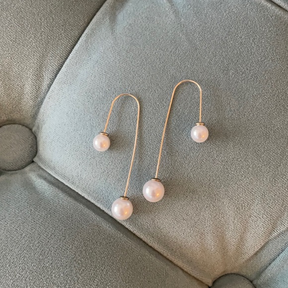 Jewelry - Two pearl dangling earrings - bloomingdales